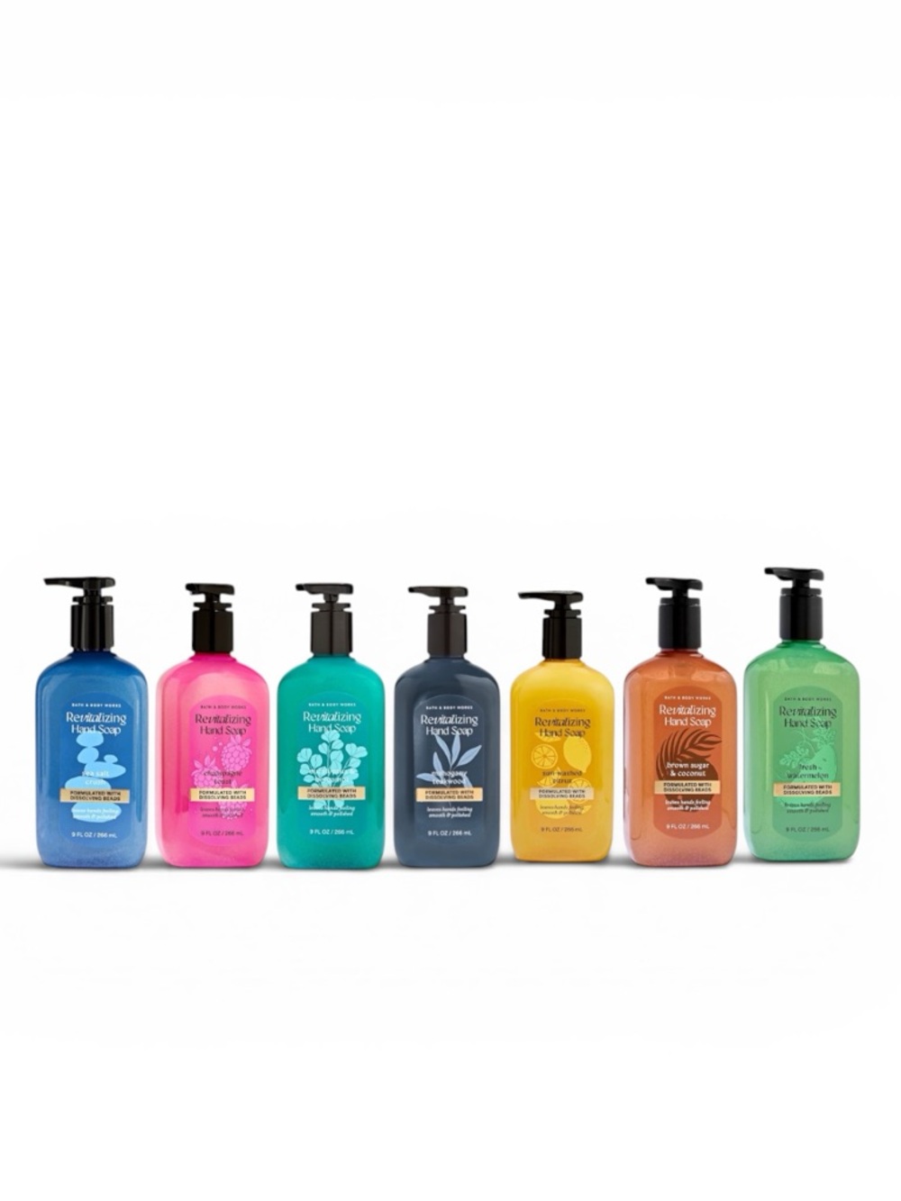 NEW 2026 7-Pc Bath & Body Works REVITALIZING Gel Hand Soap Collection Bundle